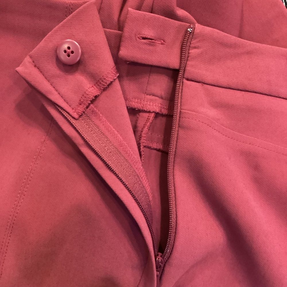 MM LaFleur Marais Everstretch Pant Pink High-Waist Cropped Size 8 - Picture 10 of 12